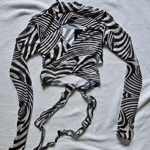 Clubexx Geometric Print Top